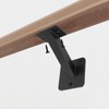 RealPlus Handrail Brackets for Staircase Heavy Duty Steel Stair Railing