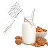 Glass Straws Reusable, 25 Pcs Transparent Drinking Straw, 10 Straight