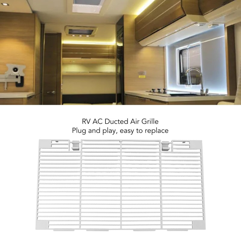 RV AC Ducted Grille Replacement ABS Material 2 Filter Screens