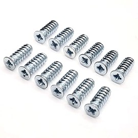 ReplacementScrews Flat Head Euro Screws Compatible with IKEA Part 100372 (Pack of 12)