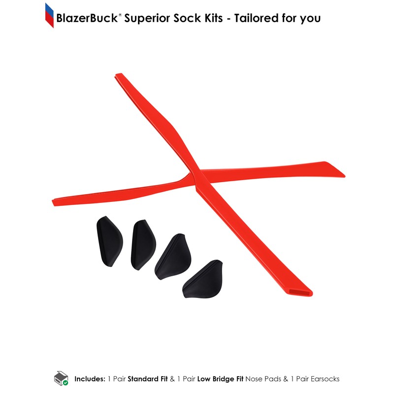BLAZERBUCK Replacement Sock Kits Earsocks & Nosepieces for Oakley Chainlink