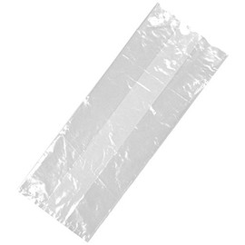 LK Packaging 8" x 4" x 18" 0.6 mil TUF-R Linear LDPE Gusset Plastic Bags, Pack of 1000