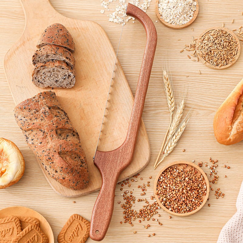 FYLFOTA Bread Saw for Homemade Bread, Sourdough Bread Knife Slicer
