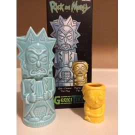 Rick and Morty Geeki Tiki Set Loot Crate DX Exclusive Brand New Never Opened