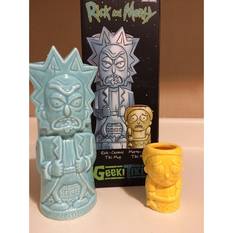 Rick and Morty Geeki Tiki Set Loot Crate DX Exclusive