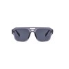Long Keeper Retro Pilot Double Bridge Rectangle Pilot Sunglasses for