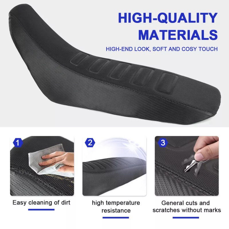 xitomer Motorcycle Waterproof Leather Seat Cover Fit For Suzuki DR650