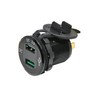 LEAD KS-259A USB Charging Socket for Motorcycles, iMMER Series Aluminum