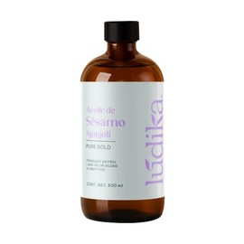 HEBBE Aceite De Ajonjolí 500 ml | Prensado En Frío 100% Puro | Hidratante Antioxidante | Elasticidad Piel | Cuidado Cabello