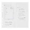 Noritsu Bindex Personal Organizer Refill, Bible Graph Sketch BRF1301
