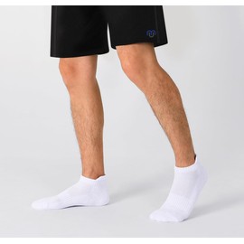6 Pares Calcetines Deportivos para Hombre y Mujer, Calcetas Antideslizantes Duradero, Calcetines de Corte Bajo Transpirable, Tobilleros de Algodón, Algodon Transpirables, Talla 26-28