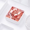 Delhi Deli rose gold double clip 25mm 12 pieces /
