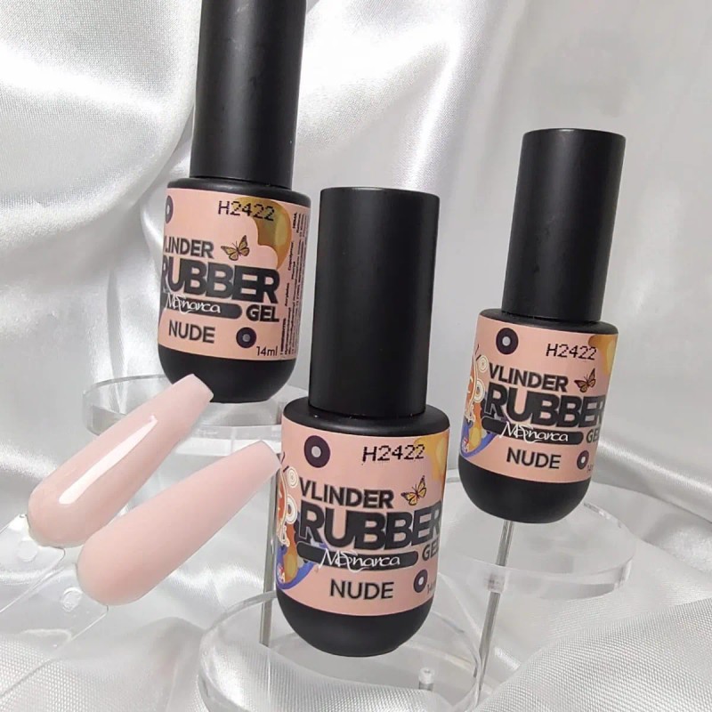 Gel Rubber Vlinder Monarca Para Uñas 14ml Mc Nails Color