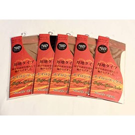 Socks Women's 70 Denier Lace Short Stockings 22-25 cm 5 Colors 5 Pairs