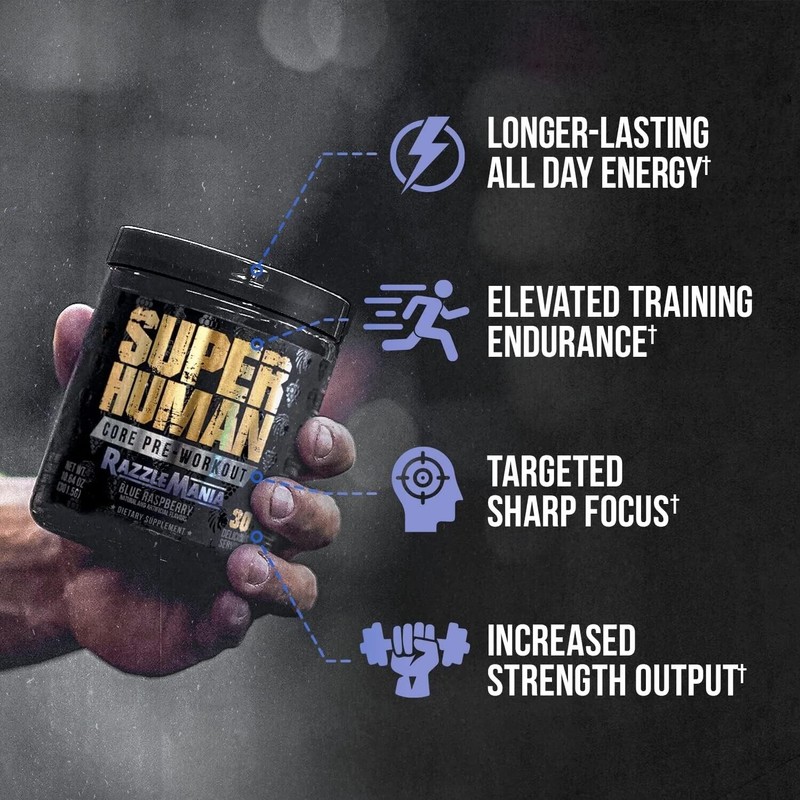 Lion ALPHA LION Super Human Core Pre Workout Powder w/