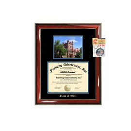 Diploma Frame Big Millikin University Graduation Gift Case Embossed Picture Frames Engraving Degree Graduate Bachelor Masters MBA PHD Doctorate School