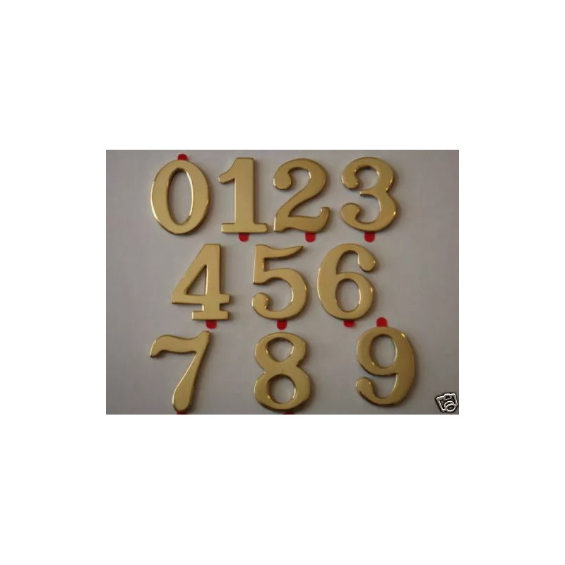 Better Box Mailboxes 2" Brass Numbers Better Box Mailboxes Brass