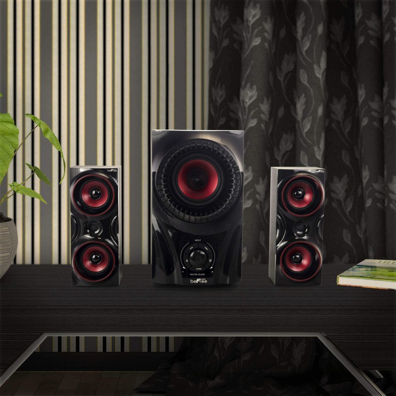 beFree Sound BFS-99X 2.1 Channel Surround Sound Bluetooth Speaker System,