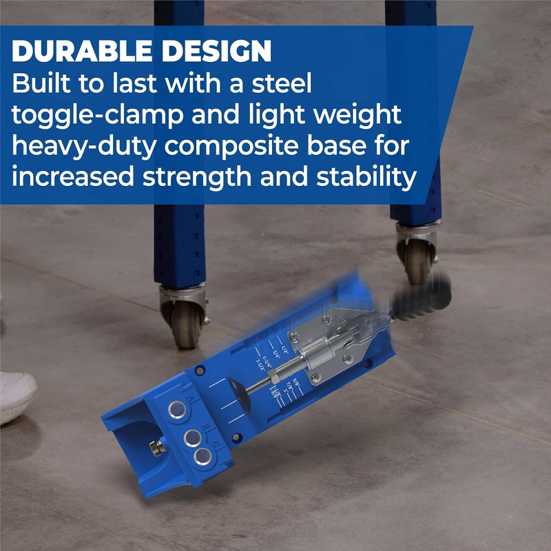 Kreg K4 Pocket Hole Jig - Adjustable, Versatile Jig for