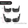 G-PLUS 4Pcs Splash Guard Mud Flaps Compatible with Land Rover