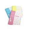 mukawa A4 Size Spiral Notebook with 5 Movable Dividers, 80gsm