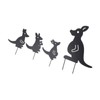 4pcs Iron Art Animal Decoration Ingenious Multi Purpose Kangaroo Plugin