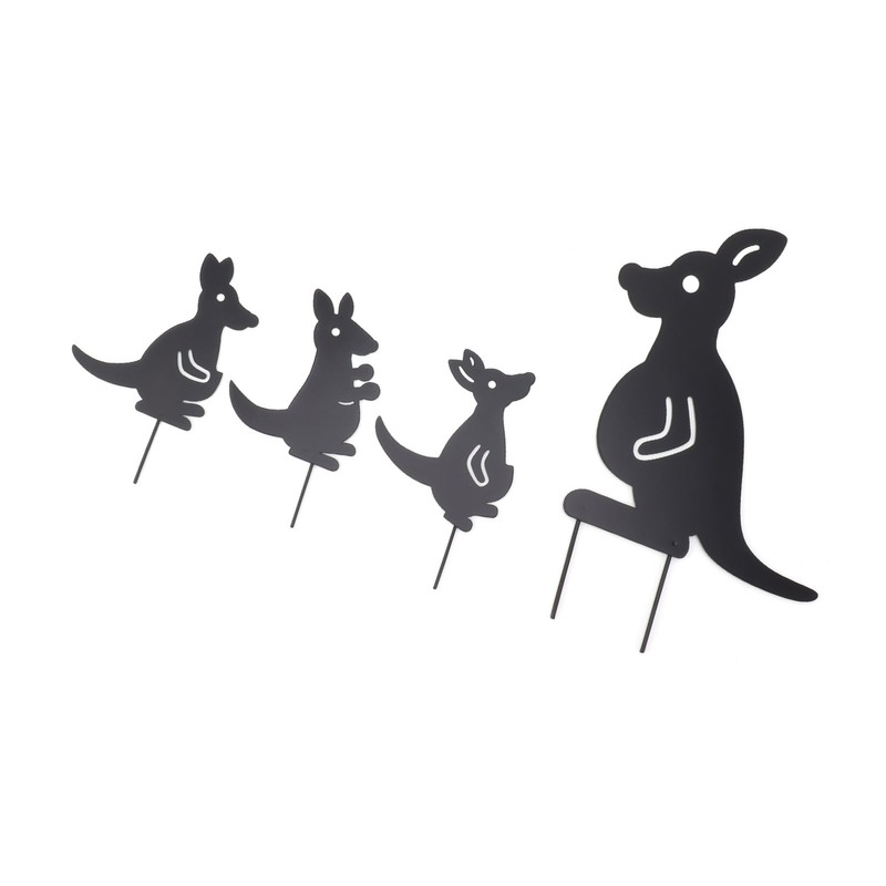 4pcs Iron Art Animal Decoration Ingenious Multi Purpose Kangaroo Plugin