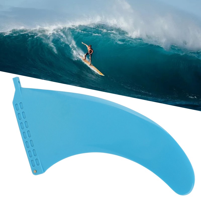 Surfboard Fin PVC 13.1in Blue Thruster Fin Surfing Board Accessories