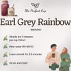 Earl Grey Rainbow Loose Leaf Tea, Bergamot Oil, Resealable Pouch