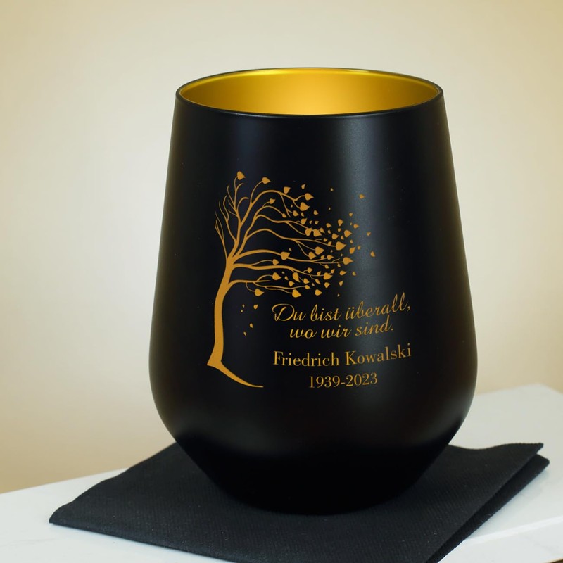 private grief Engraved Memorial Light for Mourners with Name of