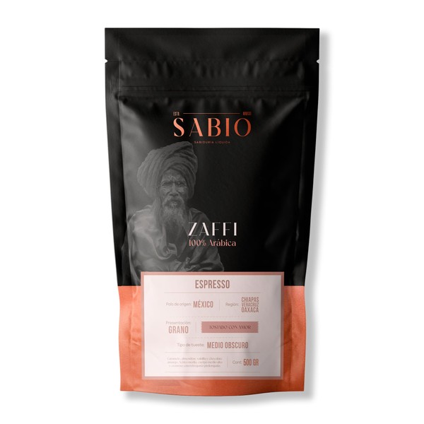 Café Sabio | Zaffi - Espresso, 100% Mexicano 500 gr