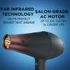 Wazor Professional Ionic Hair Dryer with Diffuser, Infrared Salon Grade