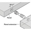 Model Rail Chromatized Steel Baseboard Alignment Dowels for Ø 8