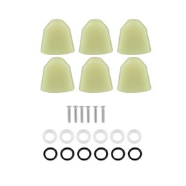 Guitar String Tuning Pegs Machine Heads Acrylic Buttons for Guitar 6 Pieces/Set (Jade Green) Guitar Mechanics Buttons Guitar Mechanics Knob