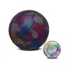 Reflective Football PU Glowing Sports Soccer Ball with Pump for