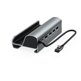 axGear USB-C HUB Docking Station LAN HDMI Compatible with Steam Deck Aluminium Alloy