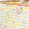 styleBREAKER 02012287 Women's XXL Beach Bag with Stripes and Melon