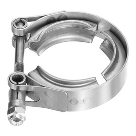 sourcing map 1.5" V Band Clamp 304 Stainless Steel for Exhaust Systems Downpipe Exchange Exhaust Accessories, Adjustment Range 38mm / 1.5inch
