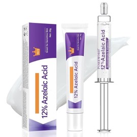 Piezas Suero Facial Ácido Azelaico Tono Piel Uniforme Crema Hidratante Ligera Rápida Absorción Calma Rojeces Minimiza Imperfecciones Fórmula