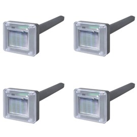 ZJMTOCYU Solar Powered Exterminator with Waterproof Design, Safe and Effective Control, Durable PP Material, Set of 4 Pieces