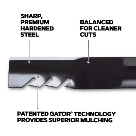 Cub Cadet 60" Cut Gator G5 Mulcher Blades ZTX5-60, ZTX6-60, Oregon 596-300(3)