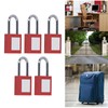 5 Set Lockout Tagout Locks Chrome Plated Nylon Loto Safe