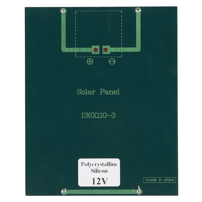 Panel solar, 2W 12V Módulo de panel solar de silicio