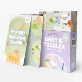 Inspire My PLAY - 30 x Baby and Toddler Sensory Play Activity Cards - Inspiration for Creative Play Activities - Sensory Cards for Babies Learning