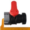 SHUATI 75mm IBC Tote Tank Adapter Ball Valve,Chemical Drum Valve,Tonne