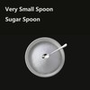 4 PCS Tiny Stainless Steel Spoons for Spices Jars, Mini