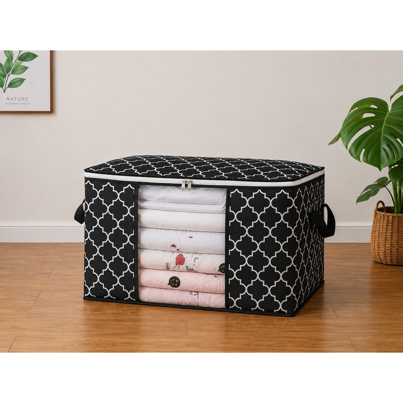 3-Pack Large Storage Bags for Closet Organization – Moisture-Resistant Non-Woven