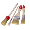 ToolSpace Set of 4 Brushes for Painting, 8/19/36 mm Flat