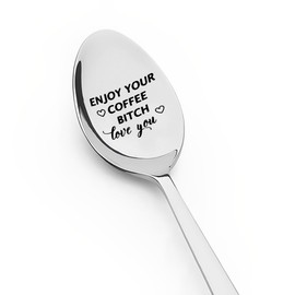 Coffee Spoon Funny Gifts for Best Friend Graduation Gifts for Her Bestie Birthday Gifts for Women Friendship Gifts Ideas I Love You Gifts for Girlfriend Wife Gifts for Sister Gifts for Coffee Lovers