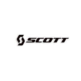 SCOTT C3003 Horizontal Black Die Cut Sticker 11.8 inches (30 cm) (Old Part Number: 217635-1377-1)